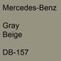 Preview: Mercedes-Benz, Gray Beige, DB-157.